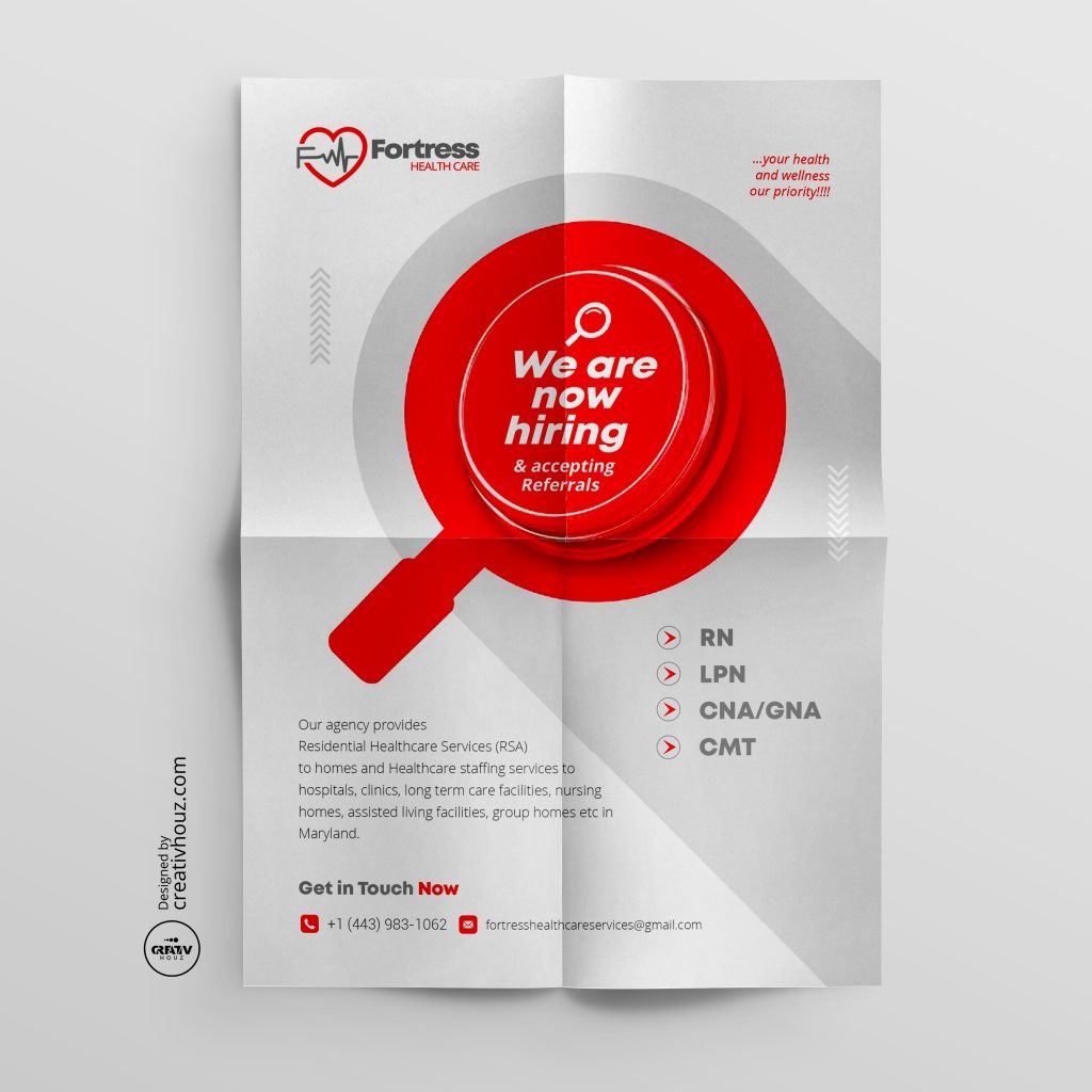 Fortress Healthcare Hiring Flyer